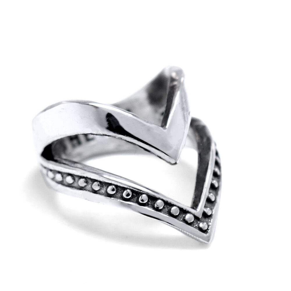 Ether11 Silver Faternal Ring