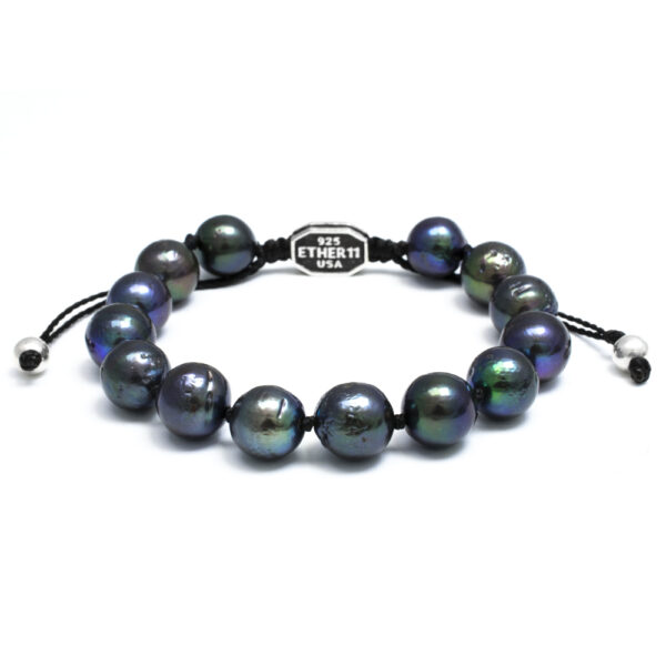 Ether11 Black Freshwater Pearl Bracelet