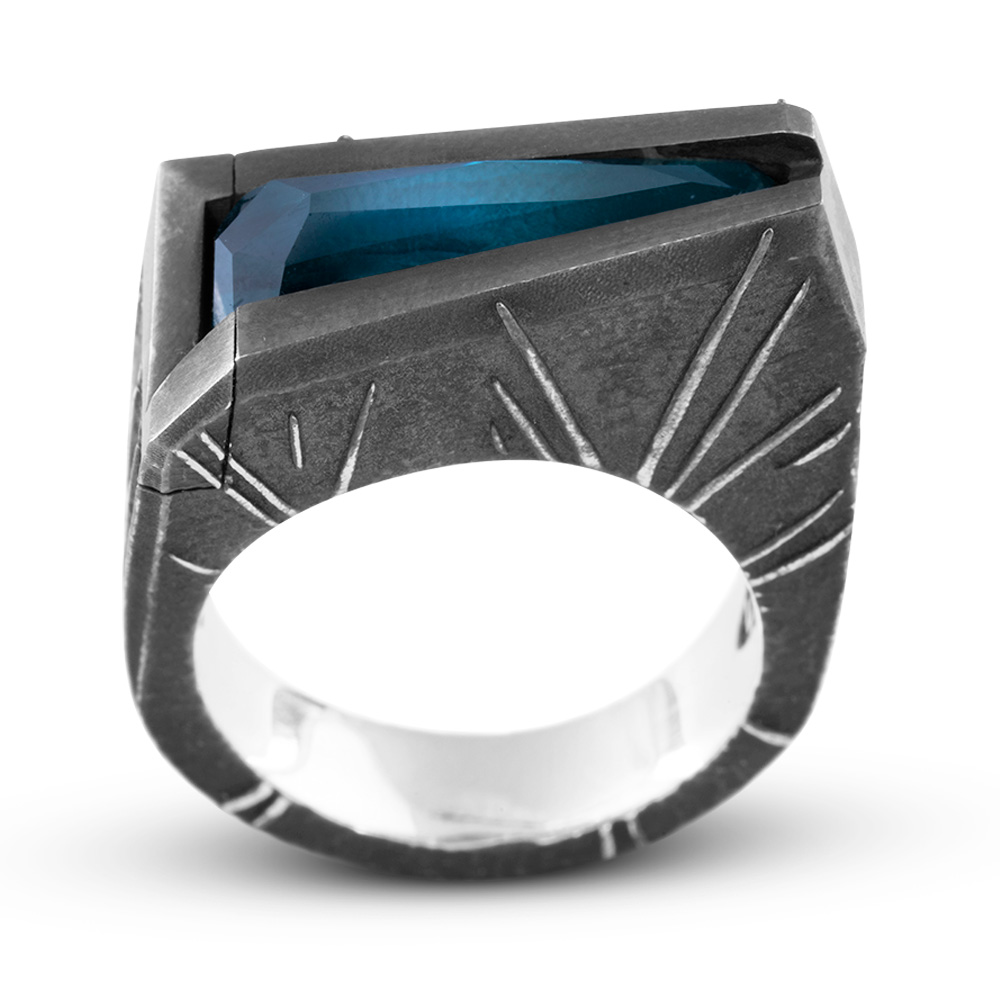 Ether 11 Sterling Silver Momentum Ring